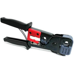 Crimp Tool with Cable Stripper - RJ45+RJ11 Strip & Crimp Tool - Crimp tool